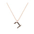 Bet - Hebrew Alef-Bet letter diamond Necklace - B letter