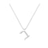 Bet - Hebrew Alef-Bet letter diamond Necklace - B letter