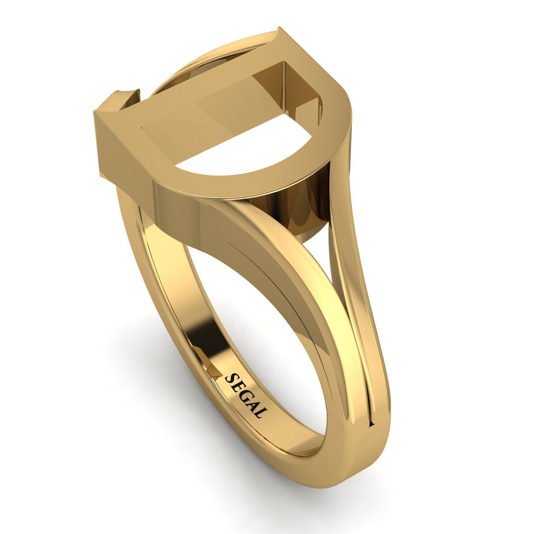 Gold Initial D Ring