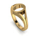 Gold Initial O Ring
