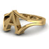 Gold Initial A Ring