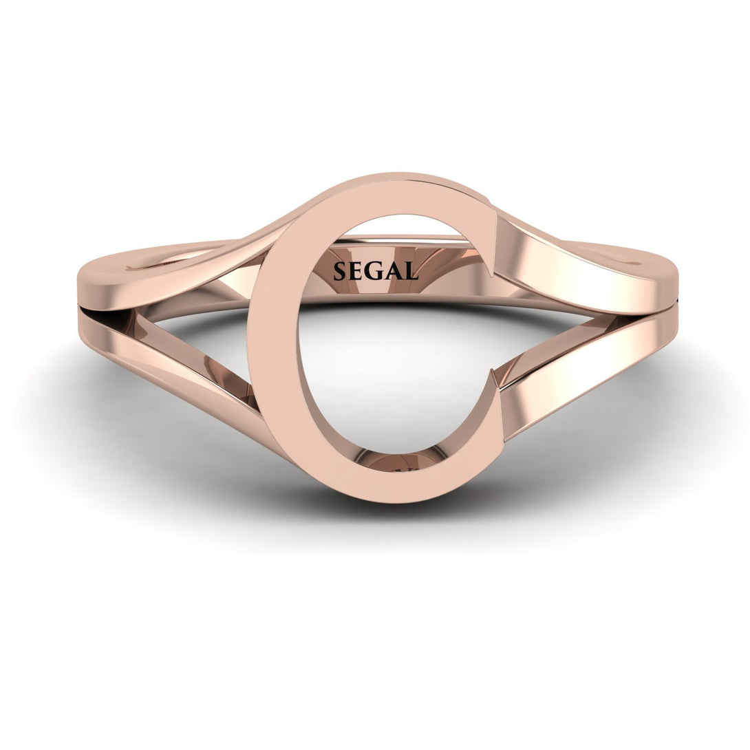 Gold Initial C Ring