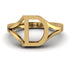 Gold Initial D Ring
