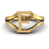 Gold Initial E Ring