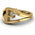 Gold Initial F Ring