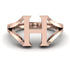 Gold Initial H Ring