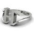 Gold Initial H Ring