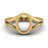 Gold Initial O Ring