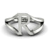 Gold Initial R Ring