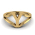 Gold Initial Y Ring