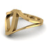 Gold Initial J Ring