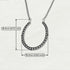 Horseshoe Diamond Necklace - Amira No. 3
