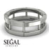 Architectural Minimalist Wedding Band - James No. 3 image 6