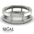 Architectural Minimalist Wedding Band - James No. 3
