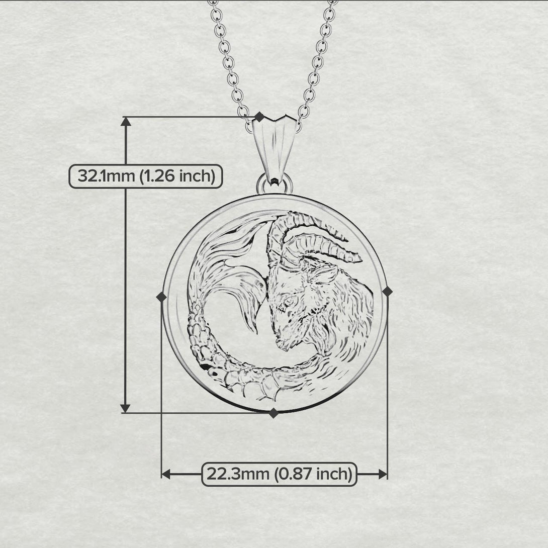 Elegant Zodiac Pendant - Aries No. 2