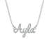 Diamond Gold Name Necklace - Ayla image 3
