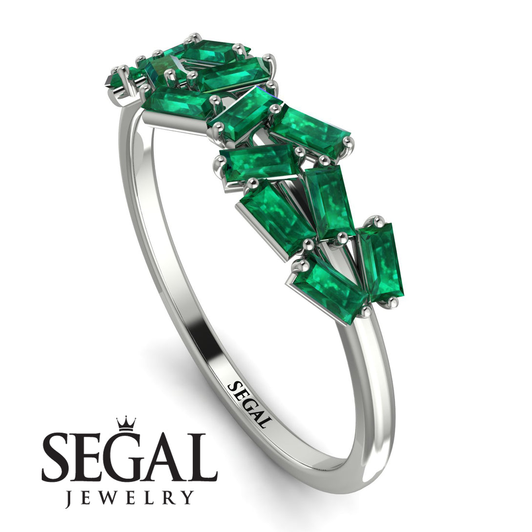 Baguette Emerald Ring Mix - Athena No. 6