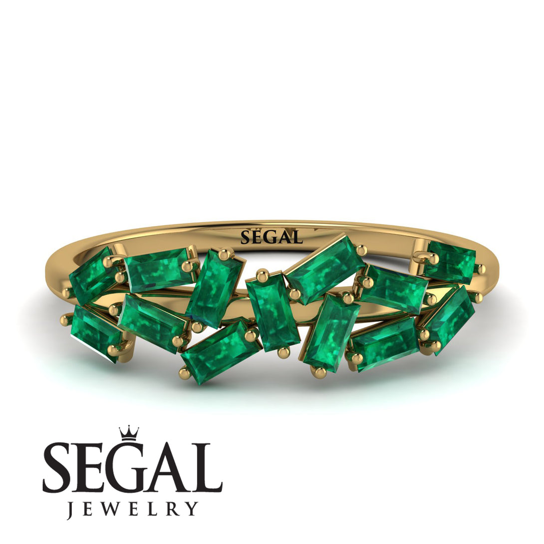 Baguette Emerald Ring Mix - Athena No. 4