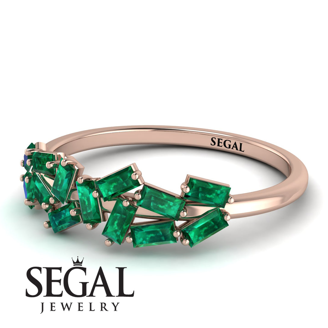 Baguette Emerald Ring Mix - Athena No. 5