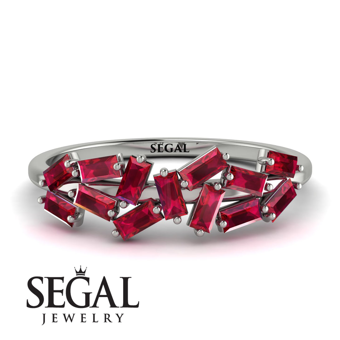 Baguette Ruby Ring Mix - Athena No. 12
