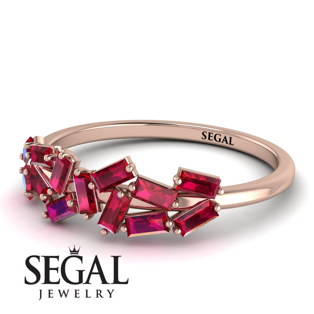 Baguette Ruby Ring Mix - Athena No. 11