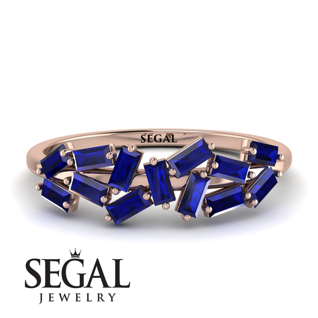 Baguette Sapphire Ring Mix - Athena No. 14