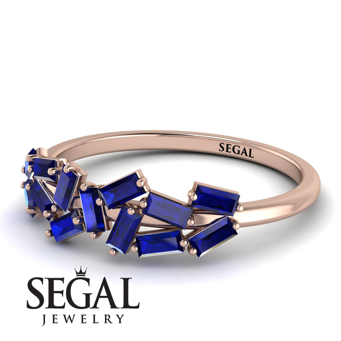 Baguette Sapphire Ring Mix - Athena No. 14