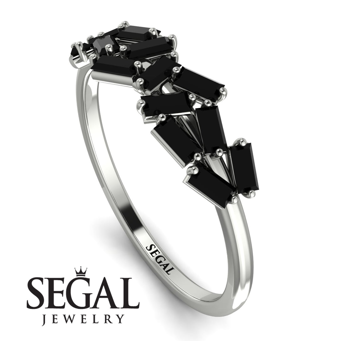 Baguette Black Diamond Ring Mix - Athena No. 9