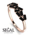 Baguette Black Diamond Ring Mix - Athena No. 8