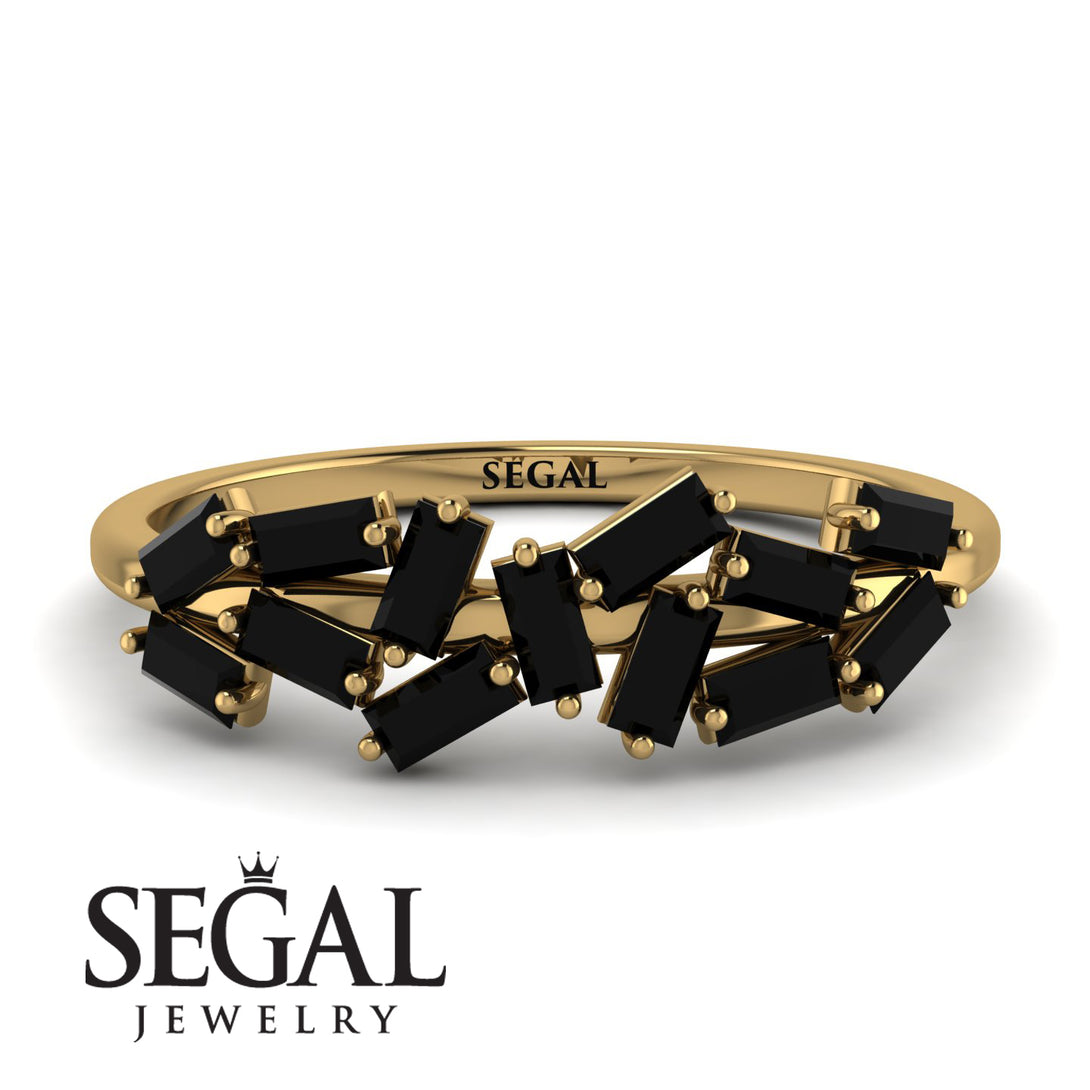 Baguette Black Diamond Ring Mix - Athena No. 7