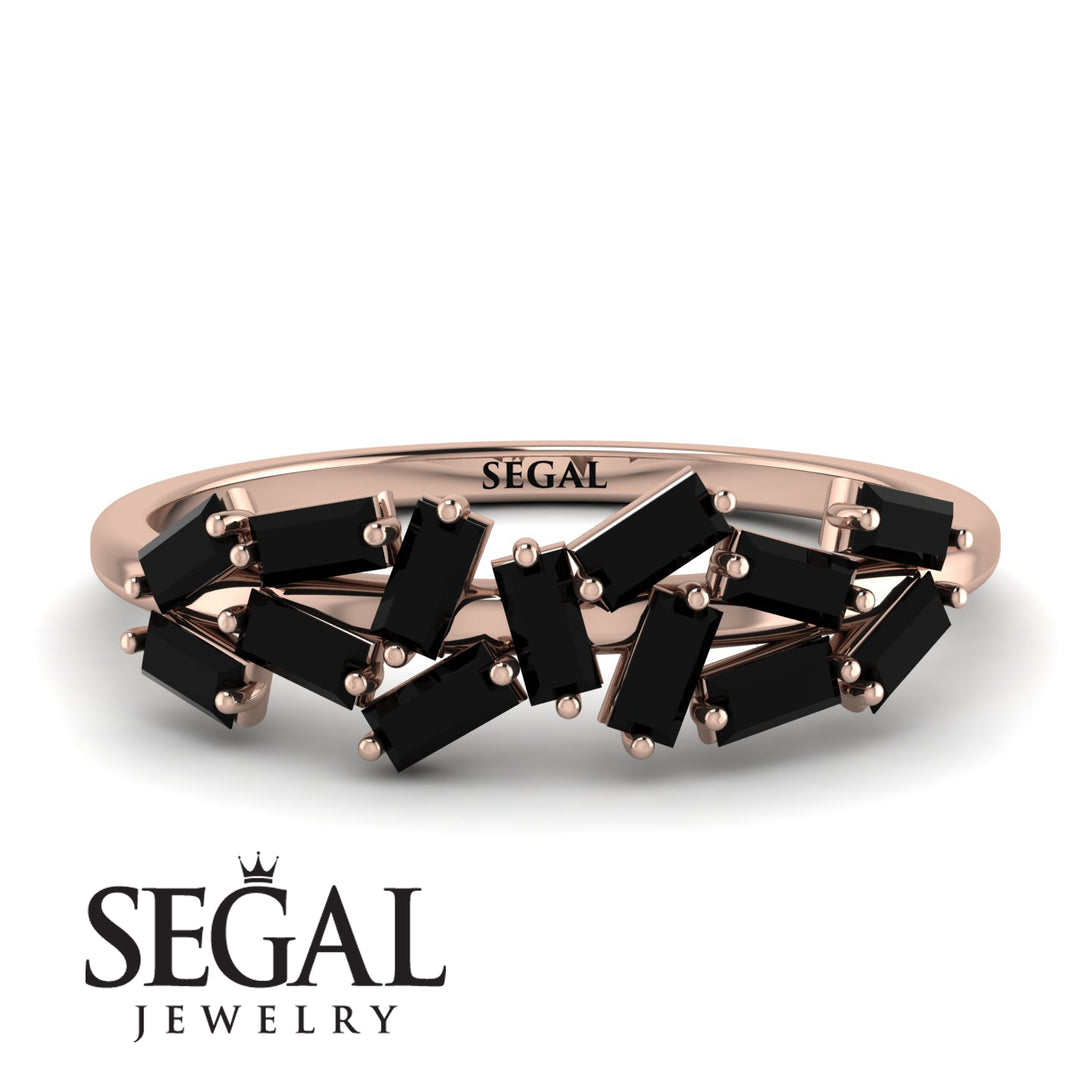 Baguette Black Diamond Ring Mix - Athena No. 8