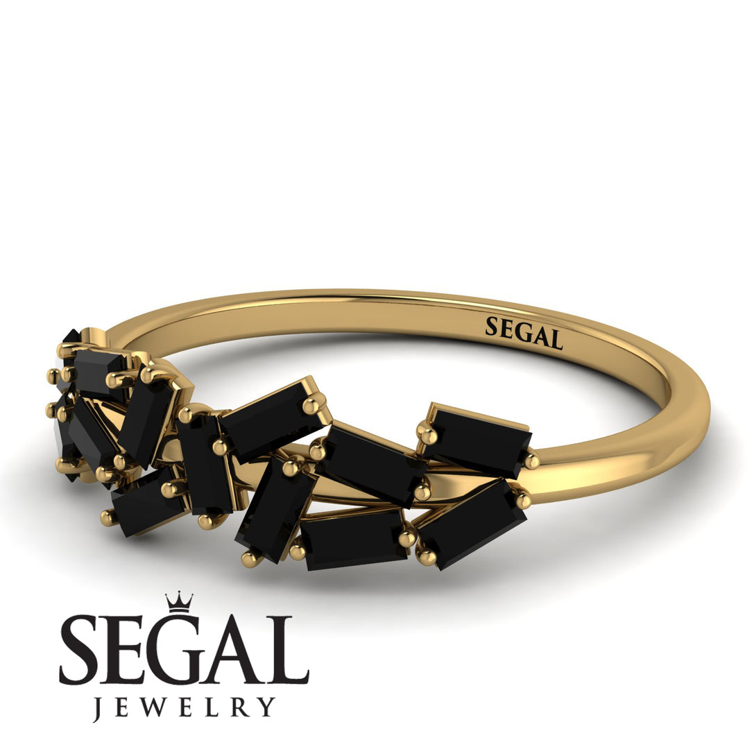 Baguette Black Diamond Ring Mix - Athena No. 7