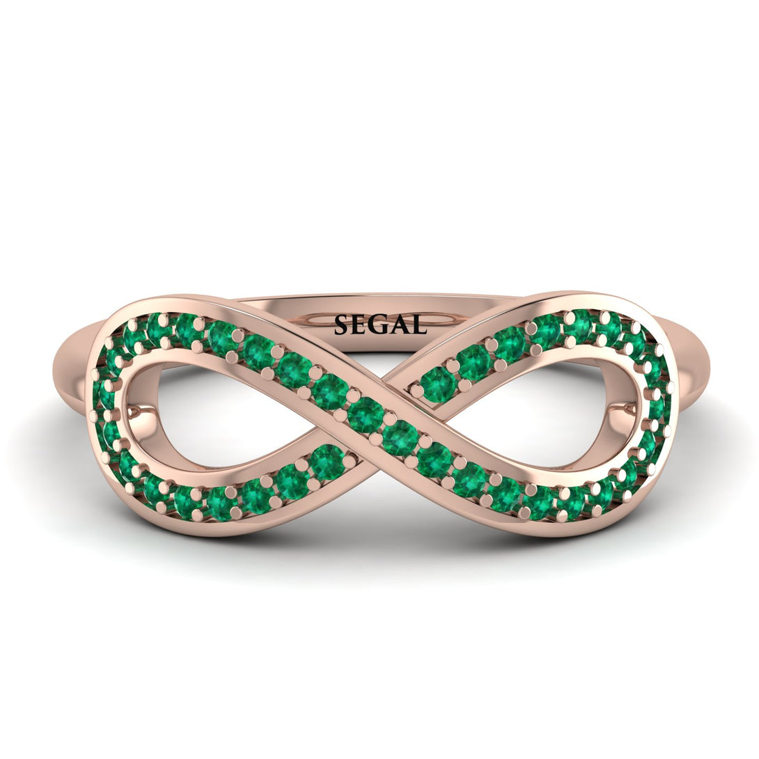 Infinity Emerald Ring - Alexa No. 5
