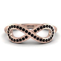 Infinity Black Diamond Ring - Alexa No. 8 image 1