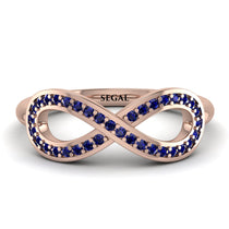 Infinity Sapphire Ring - Alexa No. 14 image 1