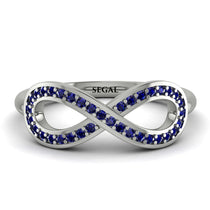 Infinity Sapphire Ring - Alexa No. 15 image 1