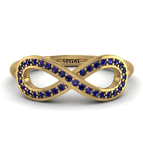 Infinity Sapphire Ring - Alexa No. 13 image 1