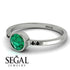 Bezel Minimalist Emerald Ring - Kinsley No. 21 image 3