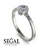 Bezel Minimalist Diamond Ring - Kinsley No. 3