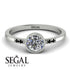 Bezel Minimalist Diamond Ring - Kinsley No. 18
