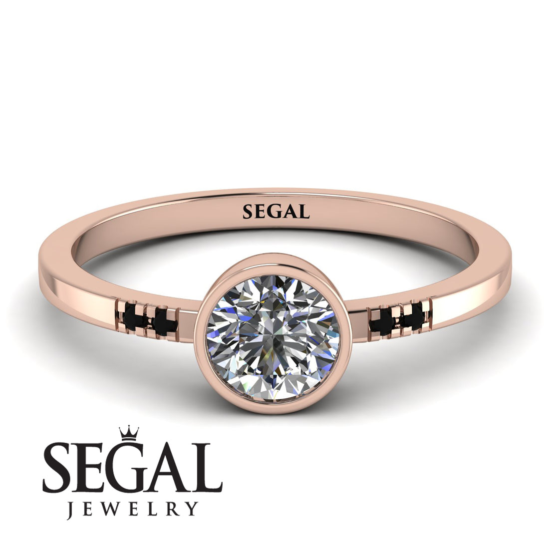 Bezel Minimalist Diamond Ring - Kinsley No. 17