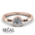 Bezel Minimalist Diamond Ring - Kinsley No. 17