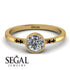 Bezel Minimalist Diamond Ring - Kinsley No. 16
