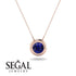 Bezel Sapphire Pendant - Adelaide No. 14