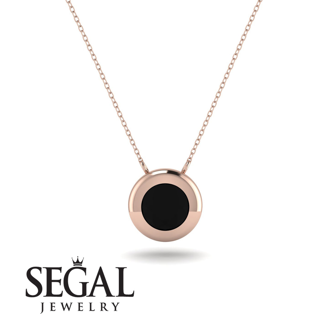 Bezel Black Diamond Pendant - Adelaide No. 8
