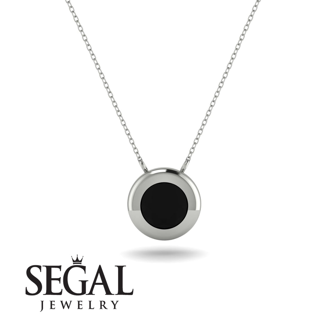 Bezel Black Diamond Pendant - Adelaide No. 9