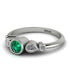 Bezel Symmetrical Emerald Ring - Ivy No. 6