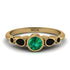 Bezel Symmetrical Emerald Ring - Ivy No. 34