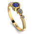 Bezel Symmetrical Sapphire Ring - Ivy No. 13