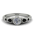 Bezel Symmetrical Diamond Ring - Ivy No. 33